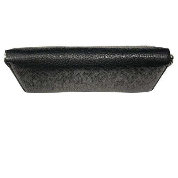 Versace Zip Around Black Leather Wallet Like New - Picture 3 of 12